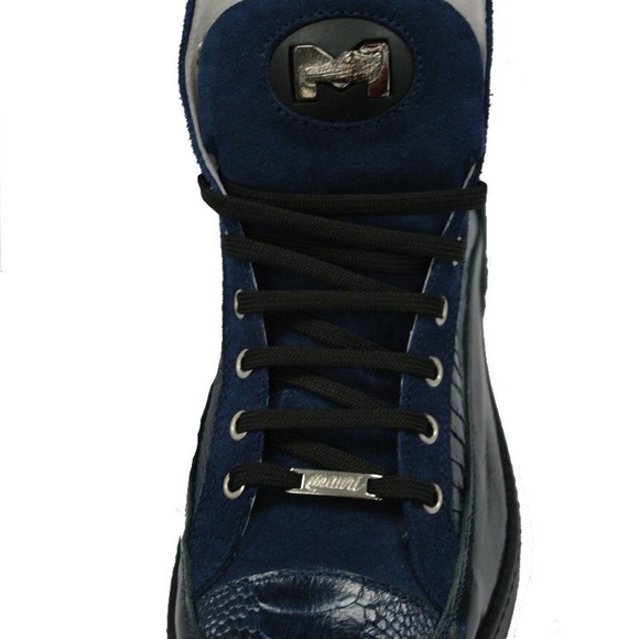 MAURI SHOE PATENT LEATHER/SUED/OSTRICH LEG